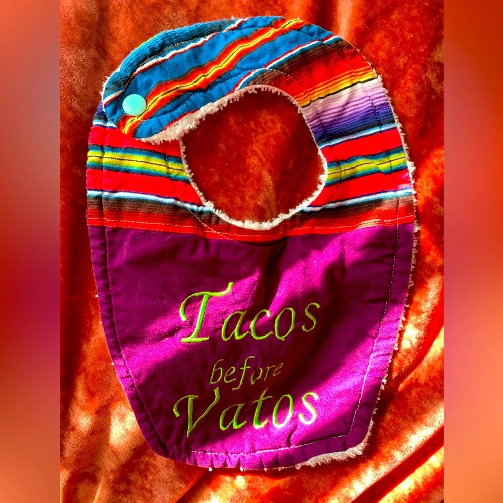 Tacos Before Vatos Infant Bib